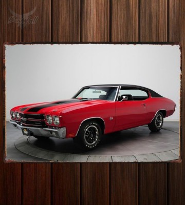 Металлическая табличка Chevrolet Chevelle SS 396 Hardtop 133